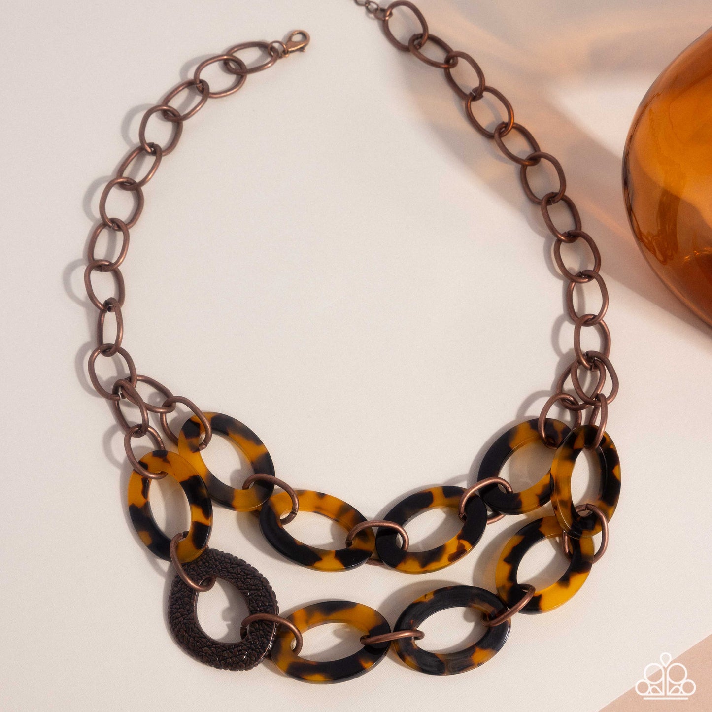 Patterned Presto Copper Necklace