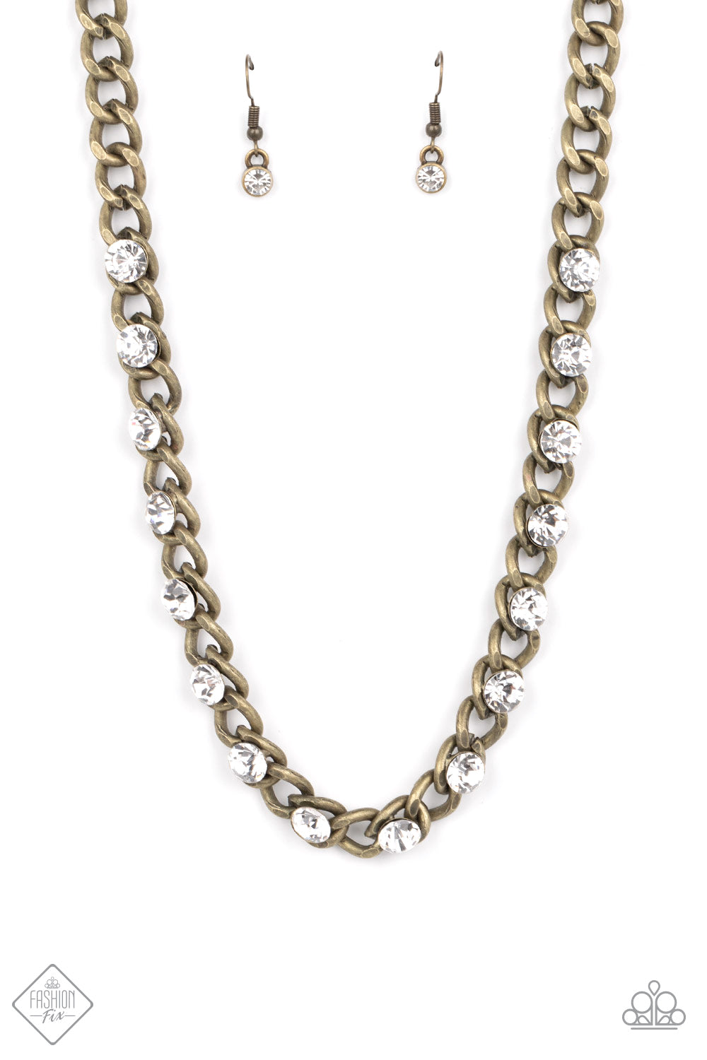 Major Mozie Brass Necklace