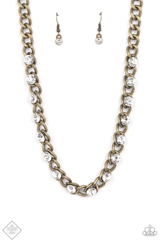Major Mozie Brass Necklace