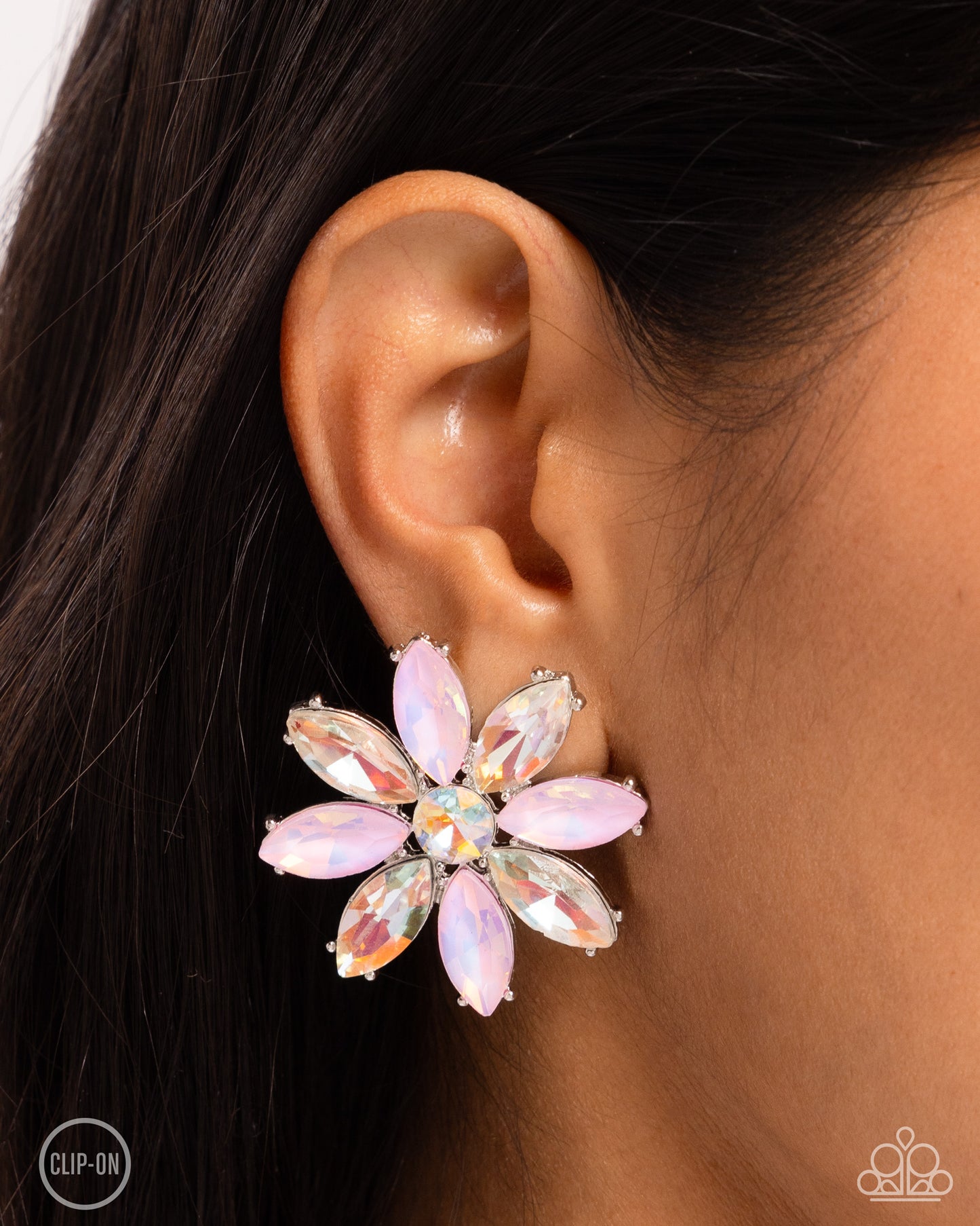 Maiden Makeover Pink Clip On Earrings