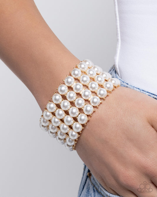 Ombre Overture Gold Pearl Bracelet