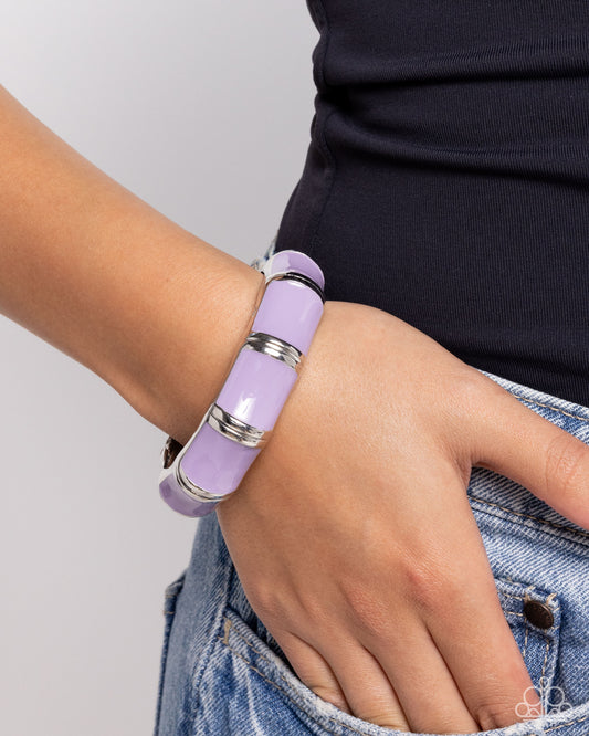 Pearlized Promise Purple Bracelet