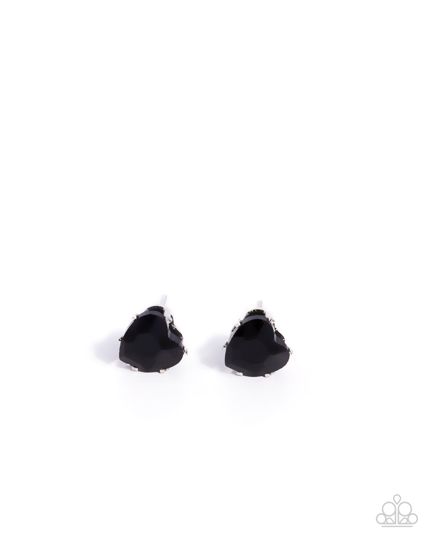 Sweetheart Stunner Black Heart Earrings