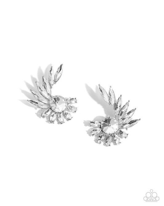 Greek Glam Silver Earrings