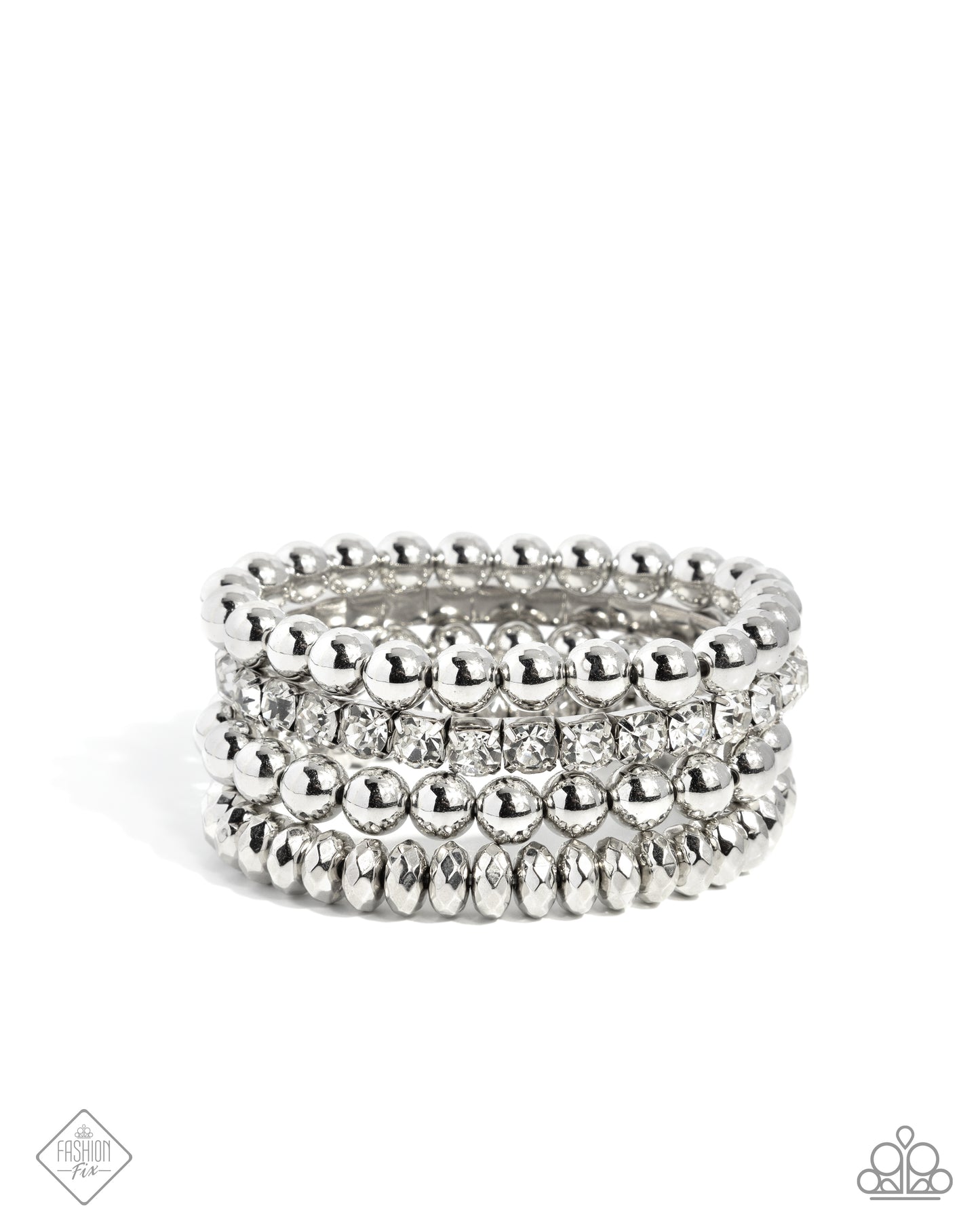 Confined Character Silver Bracelet
