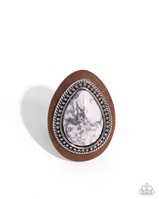 Santa Fe Stance Silver Brown Ring