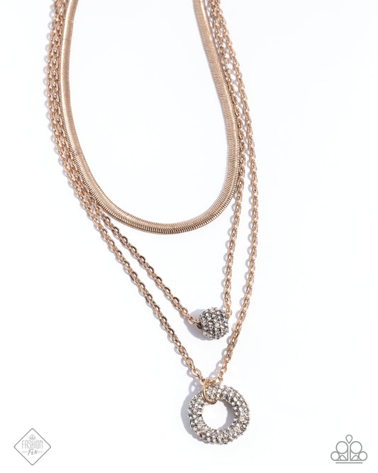 Dominant Dignity Gold Necklace