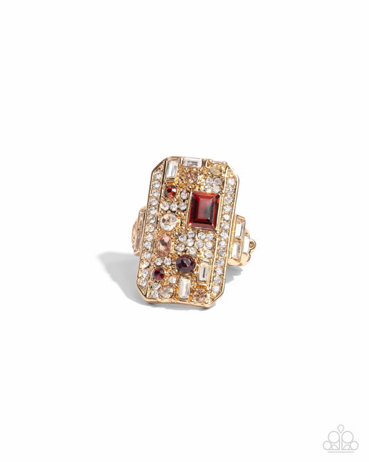 Princess Pattern Brown Ring