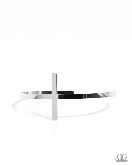 Holy Headline Silver Cuff Bracelet