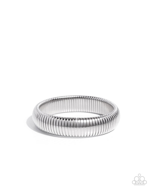 Flashy Fringe Silver Bracelet