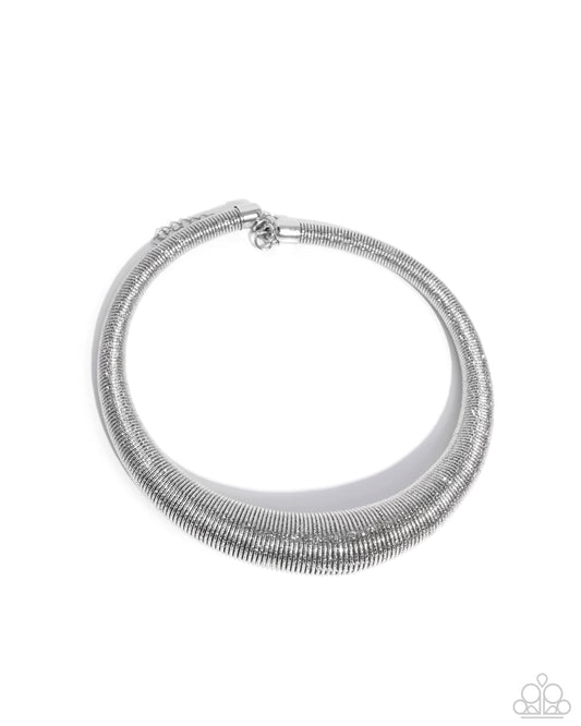 Subtle Selfie Silver Necklace