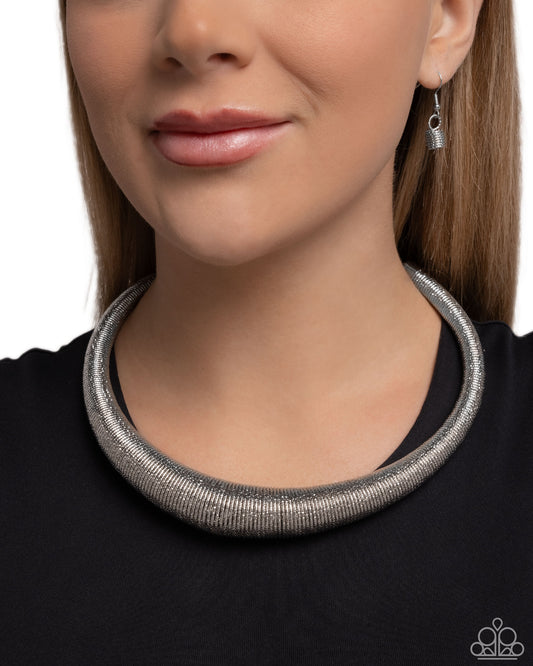 Subtle Selfie Silver Necklace