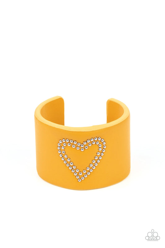 Rodeo Romance Yellow Cuff Bracelet