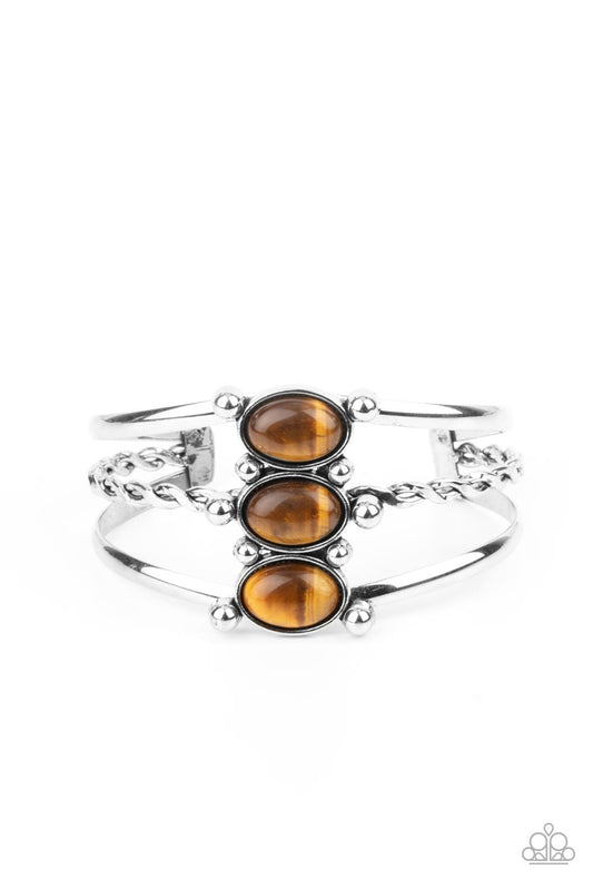 Extra Earthy Brown Cuff Bracelet
