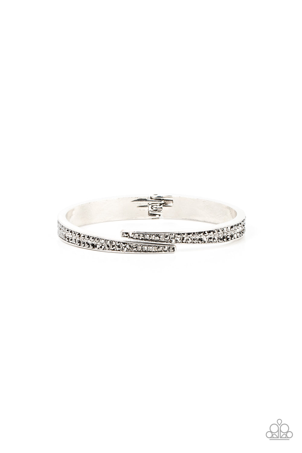 Deco Drama Gunmetal Hinge Bracelet