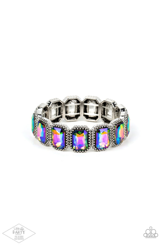 Studded Smolder Multi Oil Spill Bracelet