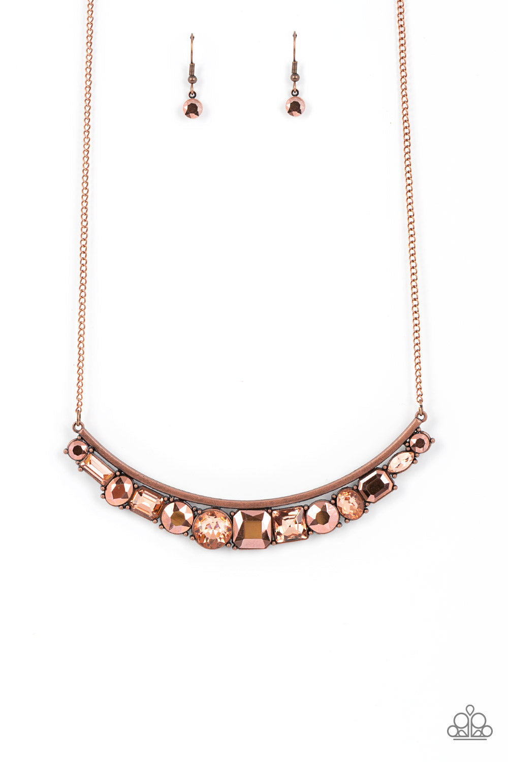 The Only SMOKE-SHOW in Town Copper Necklace