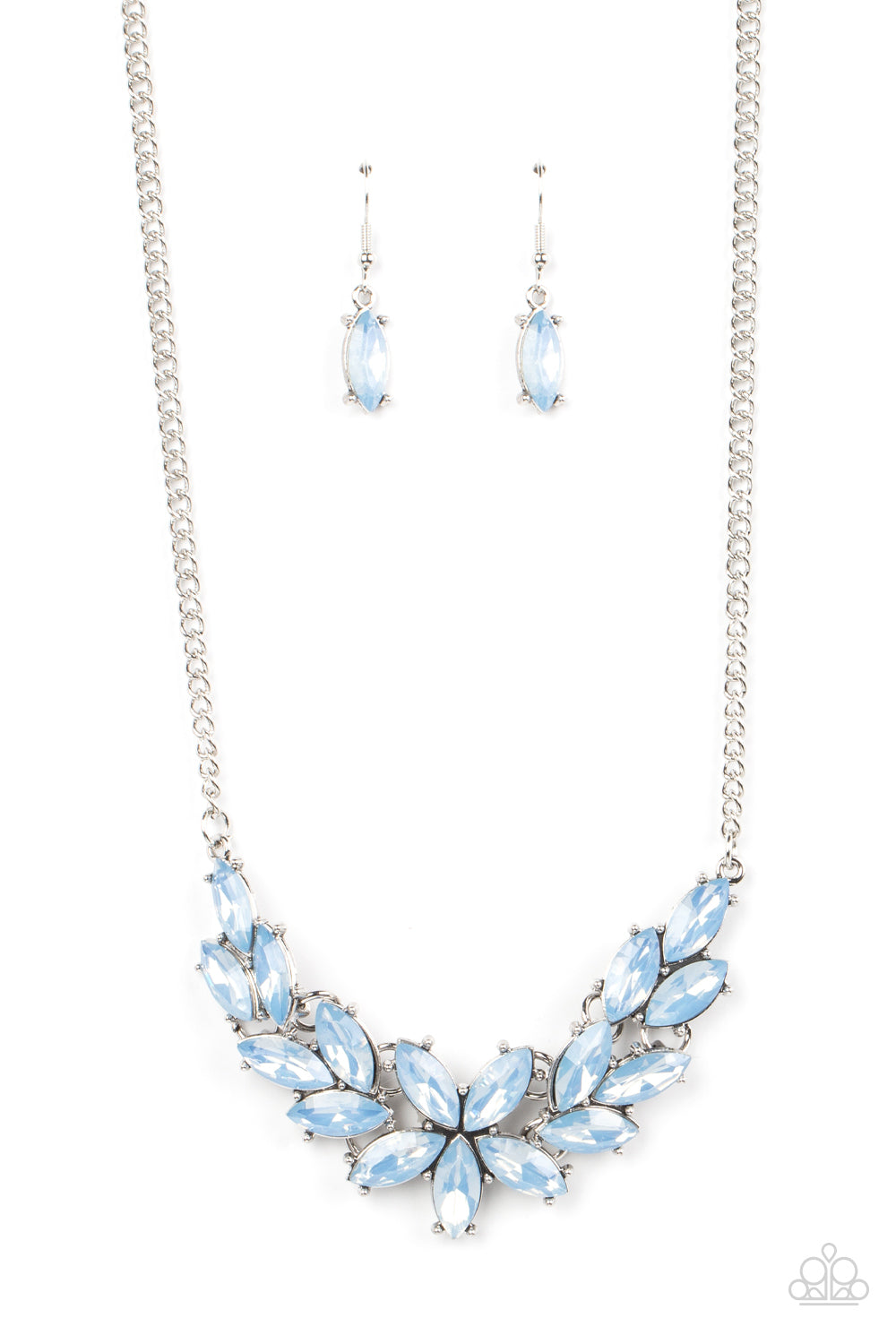 Ethereal Efflorescence Blue Necklace