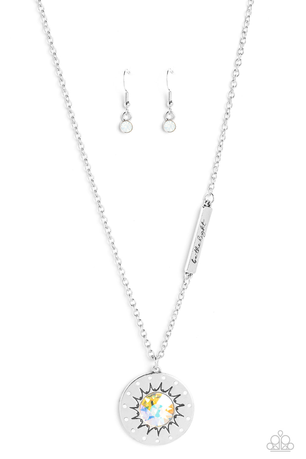 Sundial Dance Multi Iridescent Necklace