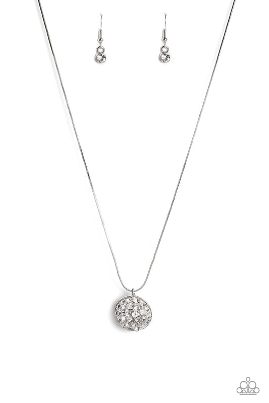 Haute Hybrid White Pearl Silver Pendant Necklace