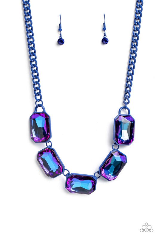 Emerald City Couture Blue Oil Spill Necklace
