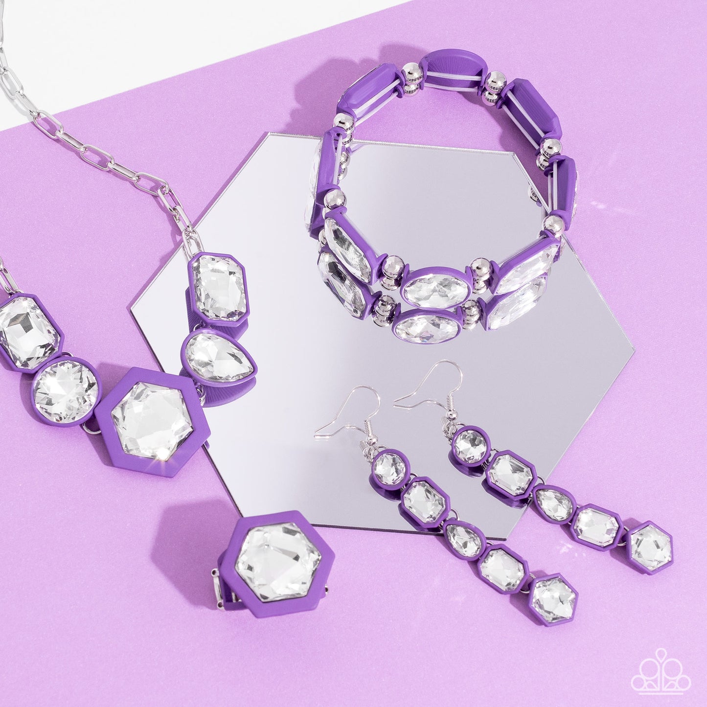 Evolving Elegance Purple Necklace