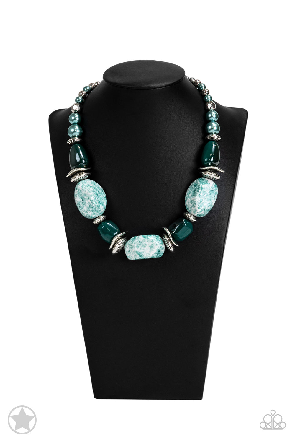 In Good Glazes Blue Necklace (Blockbuster)