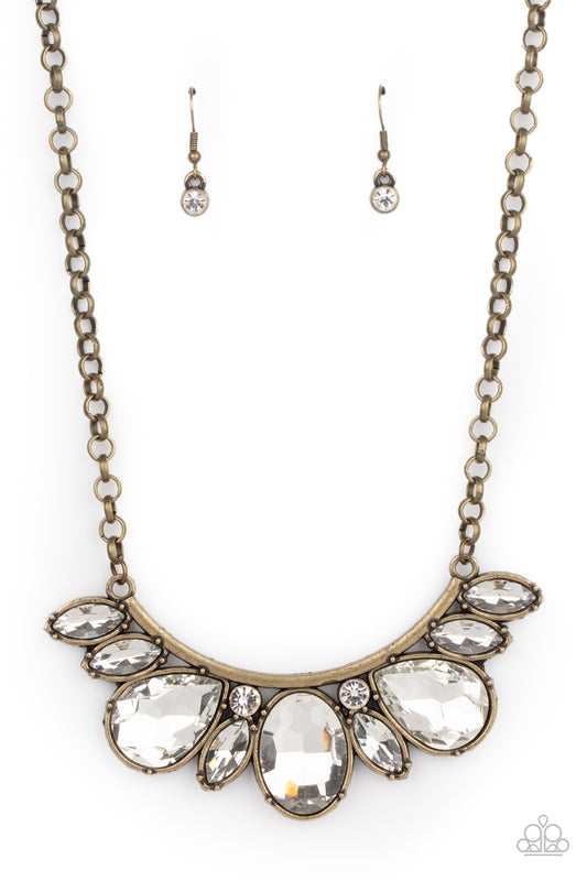 Never Slay Never Brass Necklace