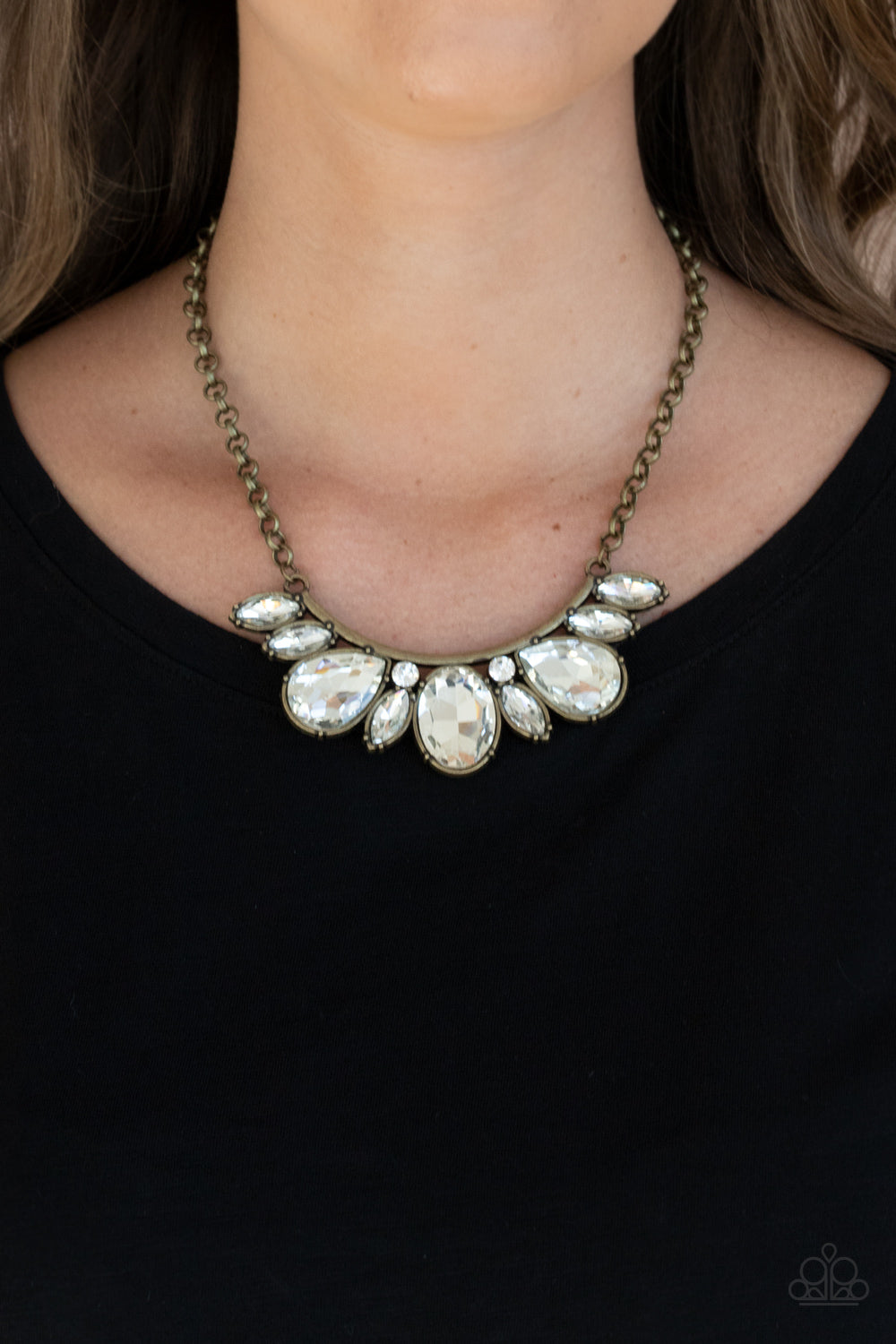 Never Slay Never Brass Necklace
