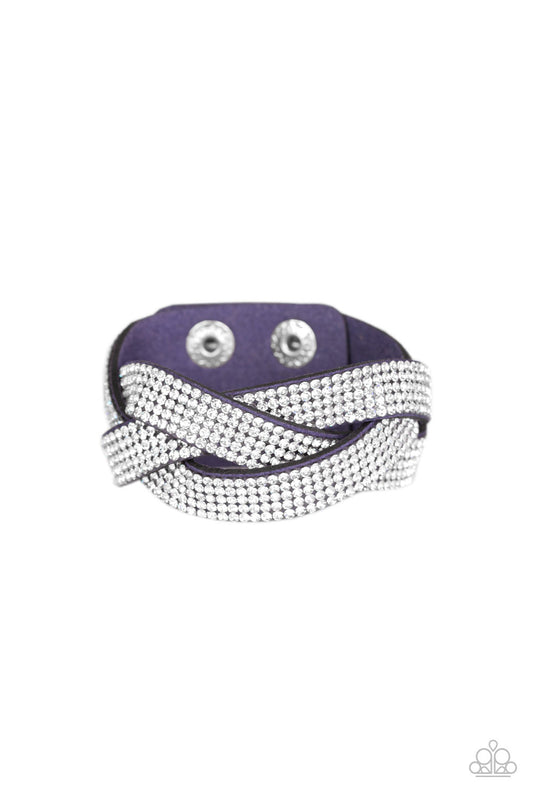 Nice Girls Finish Last Blue Wrap Bracelet