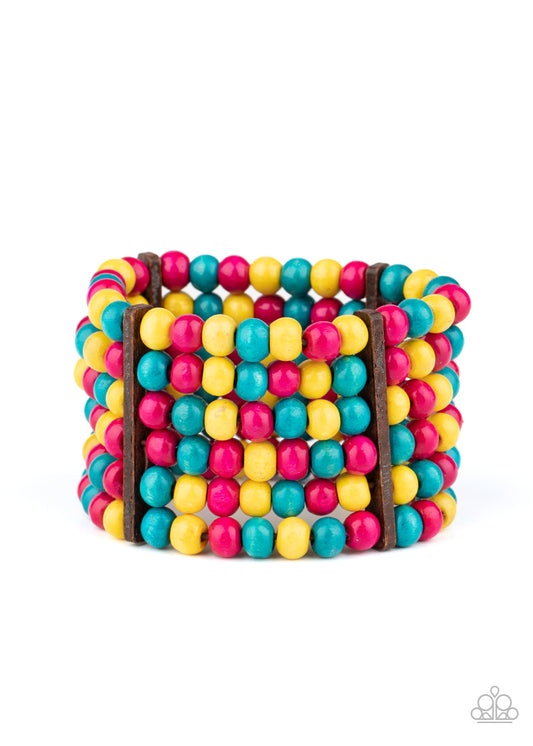 Tanning in Tanzania Multi Wood Bracelet