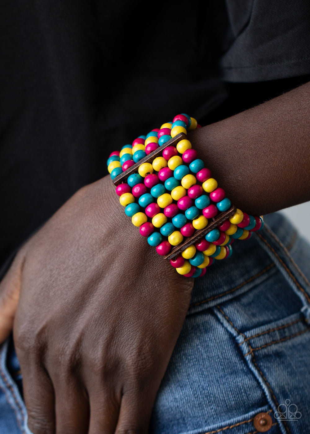 Tanning in Tanzania Multi Wood Bracelet