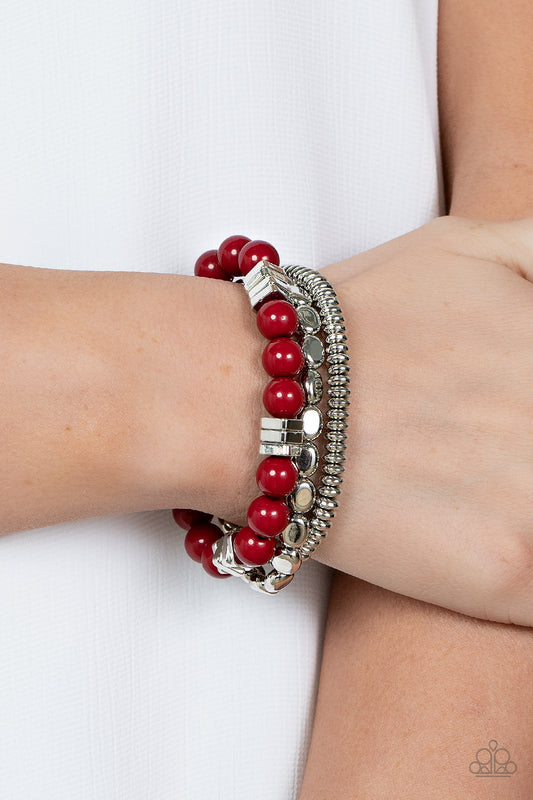Tour de Tourist Red Bracelet