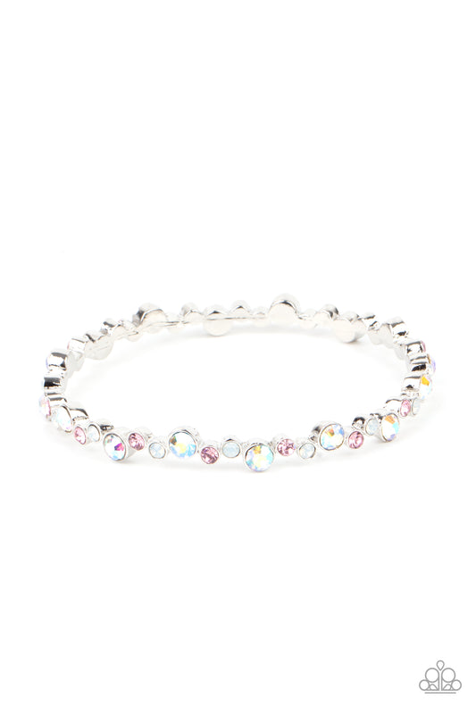 Twinkly Trendsetter Multi Iridescent Bangle Bracelet