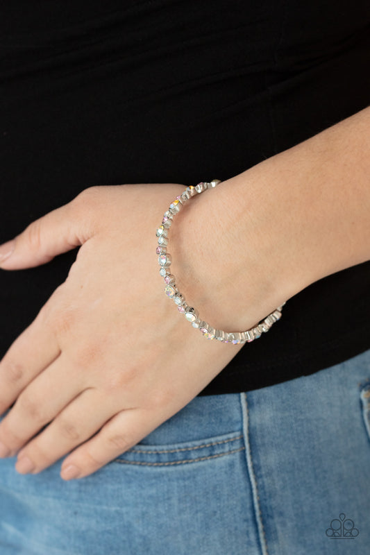 Twinkly Trendsetter Multi Iridescent Bangle Bracelet