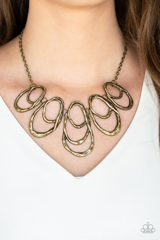 Terra Storm Brass Necklace
