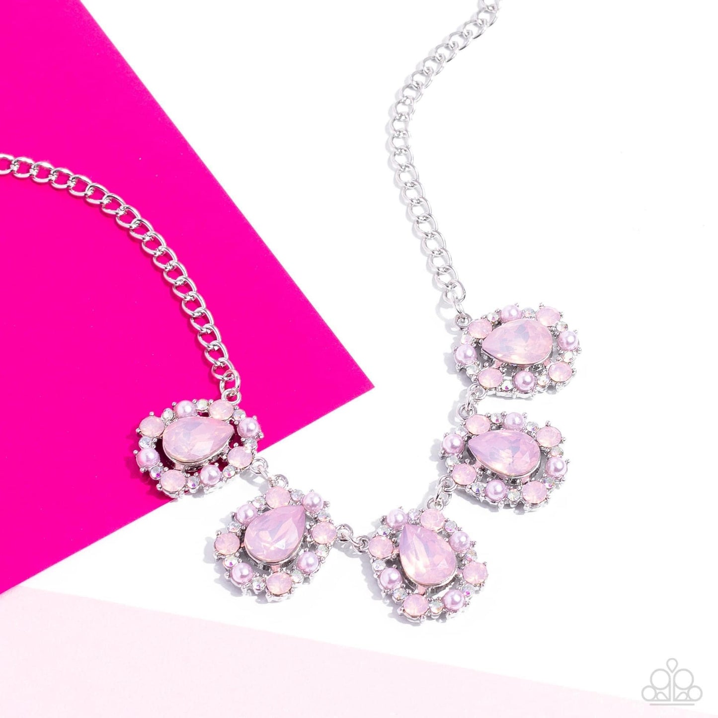 Pearly Pond Pink Necklace