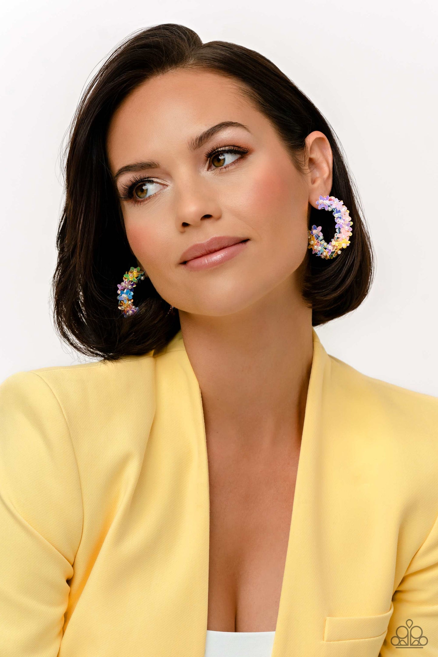 Fairy Fantasia Multi Iridescent Hoops